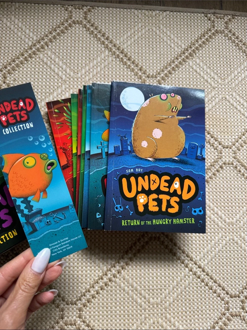 The Undead Pets 8 book box set, spooky books for kids 6-8, great for Halloween 👻